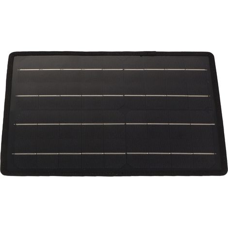 Chargeur solaire extérieur 20 W avec sangle de couture et prise OBD pour batterie de téléphone portable, tablette ou voiture (1/5)