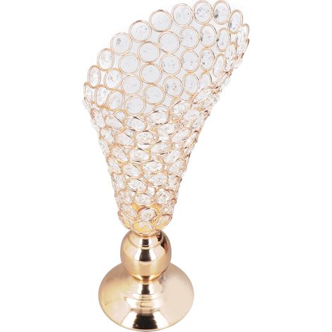 Porte-bougie doré électroplaqué vintage - Résistant à la rouille, couleurs éclatantes, design élégant et durable (1/5)