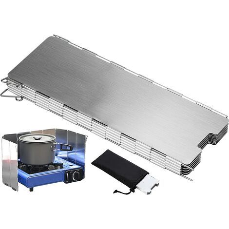 Pare-brise pliable en alliage d'aluminium 10 panneaux Pare-brise de camping (1/4)