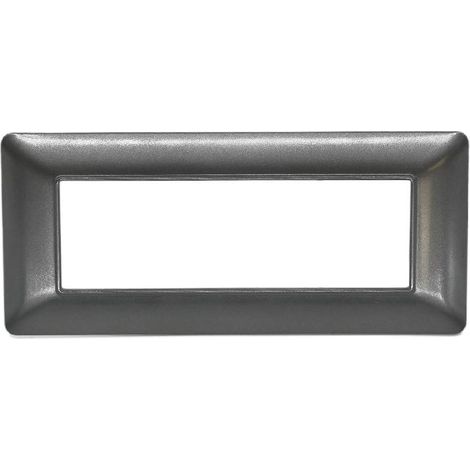 Placche compatibili bTicino MATIX 3 4 6 posti MODULI PLACCA per supporti 503SA T11 - 6 posti - grigio scuro
