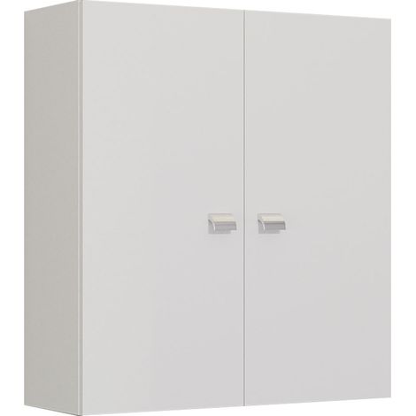 Smart' Doppeltür-Badezimmer-Wandeinheit Cm.63 X 25 X H.71
