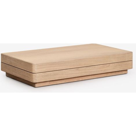 Mesa de centro rectangular 130x75 cm en madera de acacia Verona SKLUM (1/5)