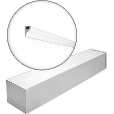 NMC IL3-box WALLSTYL Noel Marquet 1 Box 30 pieces Cornice moulding Moulding for indirect lighting timeless classic design grey 60 m