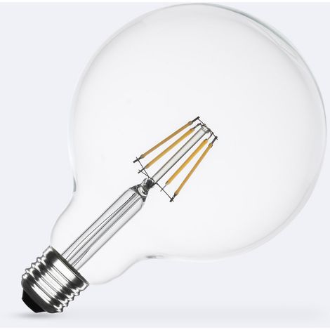 LED-Glühbirne Filament E27 6W 720 lm G125 No Flicker 4000K Neutralweiß