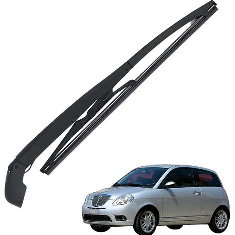 Bras Essuie Glace Arrière et Balai Essuie Glace, Arrière de Bras d'Essuie-Glace en Caoutchouc Naturel Toutes Saisons Kit Remplacement pour Lancia Ypsilon 2003-2013 (1/5)