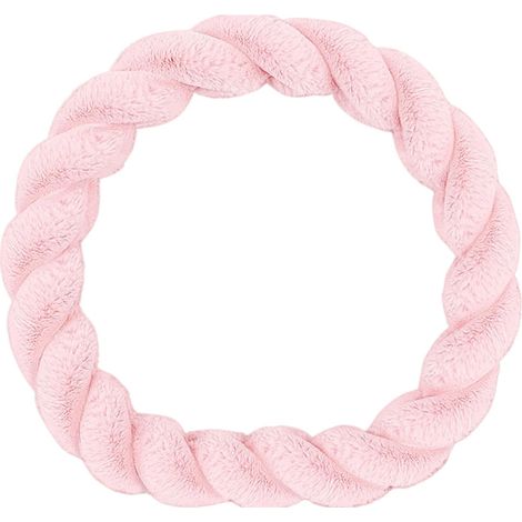 Coprivolante Auto Universale Peluche Rosa 37-39cm Copri Sterzo Caldo Invernale (1/5)