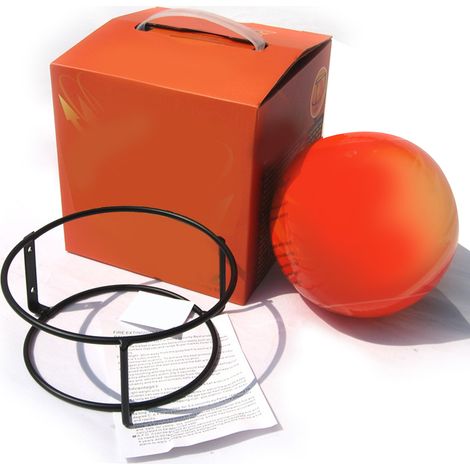 Extincteur automatique portable à poudre sèche de 1,3 kg, à boule, pour entrepôt. (1/5)