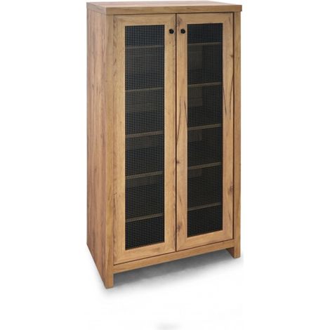 Meuble à chaussures 2 portes grand modèle Gridwood (1/3)