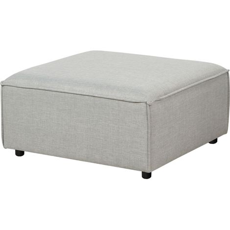 Ottoman ARDAL Fabric Light Grey