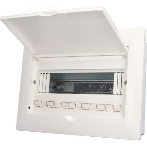 Boîtier de distribution électrique à 12 voies avec disjoncteur encastré sur rail DIN (1/5)