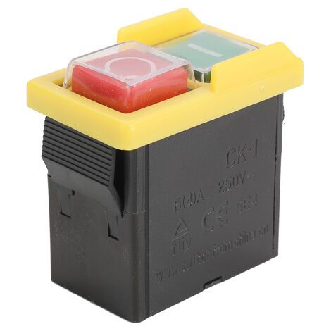 Interrupteur de sécurité universel 250 volts CK1/250V, étanche à l'eau et à la poussière, pour meuleuse, interrupteur électromagnétique (1/5)