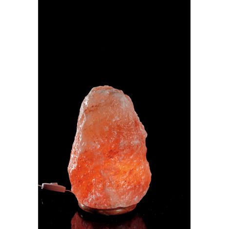 Regalo Italiano Lampada Sale Rosa Himalaya D 16 Cm H 23 Cm