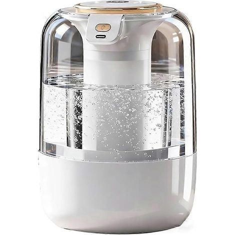 Luftbefeuchter fürs Schlafzimmer, 2,2 l, Kaltnebel, Doppeldüse, schnelle Befeuchtung, extrem leise (23 dB), 7-farbige LED-Beleuchtung (1/5)