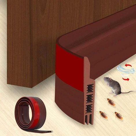 Boudin De Porte Isolant Froid Chaud 1m Bas De Porte Isolant Phonique Adhésif - Boudin Porte Isolation Phonique - Isolant Porte - Calfeutrer Bas De Porte Anti Bruit (1/4)