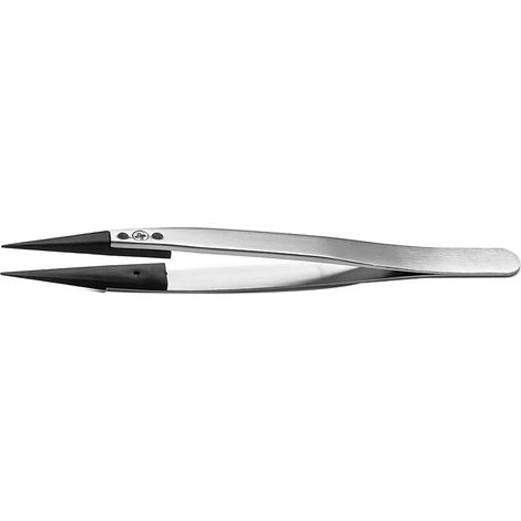 Brucelles RS PRO 259CFR.SA ESD pointe fine en inox, L. 130 ( Prix pour 1 )