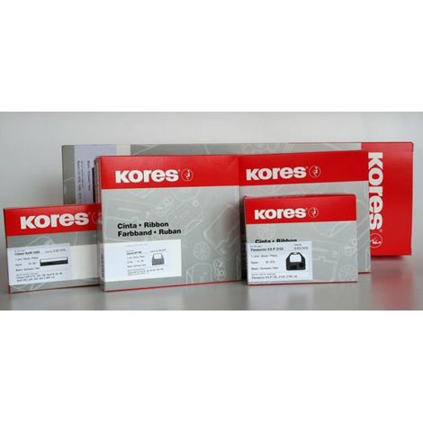 Ruban Nylon - 13 mm x 10 m - Compatible Machine à Écrire - Noir - 1 Pièce (1/2)