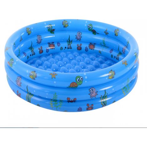 100x35cm Piscine Enfant,Piscine Gonflable Ronde, Pataugeoire Gonflable,Piscine Pataugeoire,Pataugeoire Ronde,Piscine Gonflable Enfant,Piscine d'eau pour Enfants Intérieur et Extérieur (1/2)