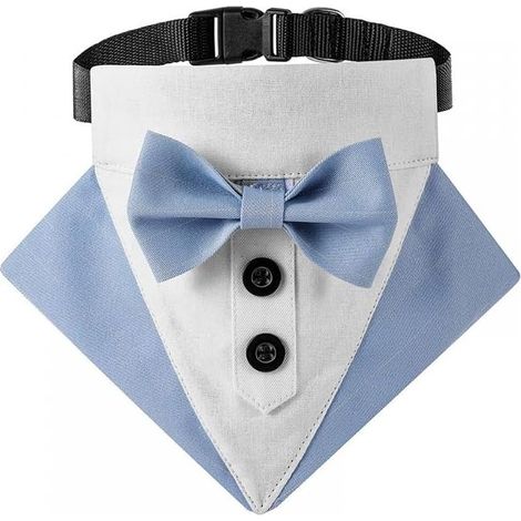 Tuxedo Collar for Dogs, Adjustable Tuxedo Collar for Dogs with Buckle for Small Medium Large Dogs (1/5)