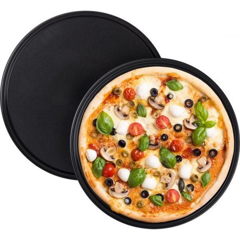 2 pezzi teglie per pizza rotonde (1/5)