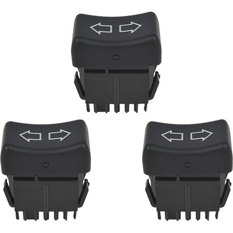 3x Elektrischer Fensterheberschalter-Steuerknopf für Super 5 Bariable 700705925, 7701349408 (1/2)