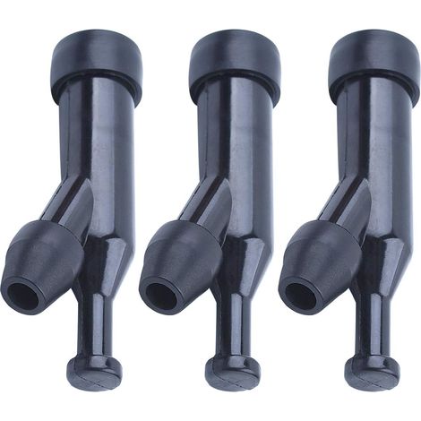 Lot de 3 Capuchons de Bougie d'allumage pour Honda GX160 GX390 GX120 GX240 GX270 GX340, Soufflet de Bougie d'allumage Résistance Pièces de Rechange Professionnelles (1/4)