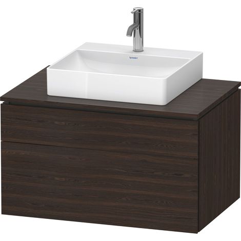 Duravit L-Cube Meuble sous-lavabo en console suspendu, avec plan (1/3)