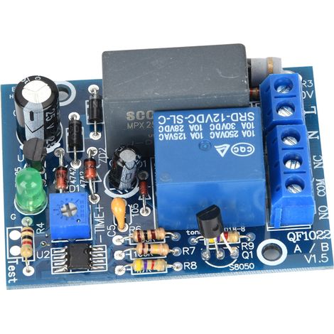 220VAC Adjustable Timer Delay Turn Off Switch Time Relay Module Load (010 Min)