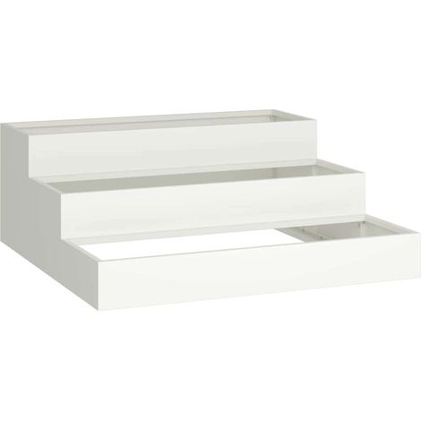 Maison Exclusive - Vaso da giardino Bianco 90 x 90 x 35 cm