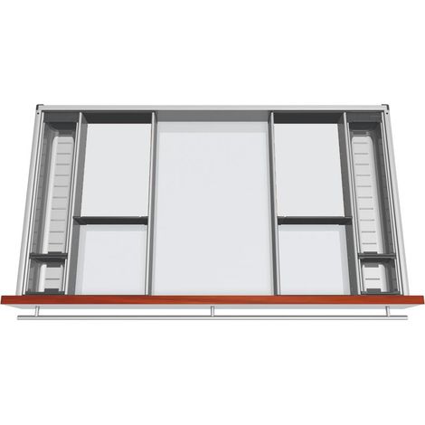 Blum Orga-Line Besteckeinsatz Facheinteilungs-Set KB 901-999mm, NL 450mm, grau (1/3)