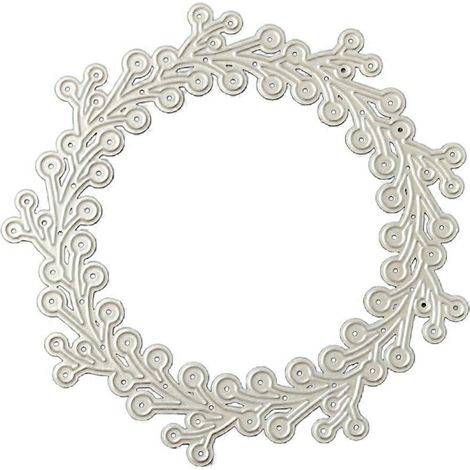 Punktkranz-Stanzformen aus Metall, Scrapbooking-Schablonen, Kartenprägung, DIY