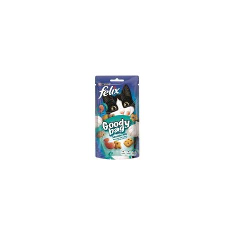 Felix Goody Bag Seaside Mix with Salmon Pollock & Trout - 8 x 60g - 133971