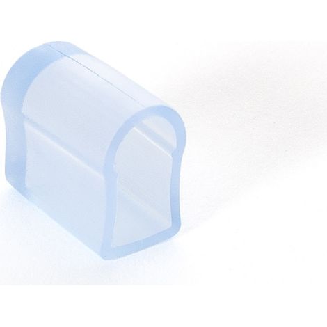 Tapón Final Tira Neón LED Regulable 220V SFLEX8 Transparente (1/2)