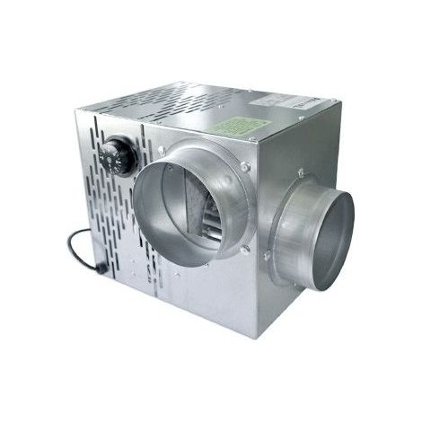 Recupair – Caisson de distribution d'air chaud 800m3/h – Thermostat réglable – Isolation en laine de verre 25mm – Pour 5-8 bouches d'insufflation