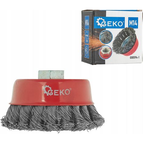 Geko Cepillo metálico 85 mm acero torsionado M14 (1/3)