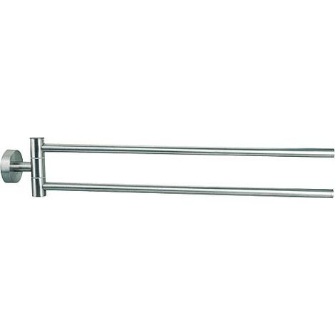 Porte-serviette Axial 2 bras, saillie 500mm avec fixation (1/3)
