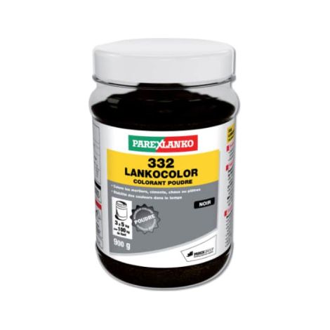Farbpulver 332 LANKOCOLOR PAREXLANKO - Mörtel, Zement, Gips - schwarz - 900 g