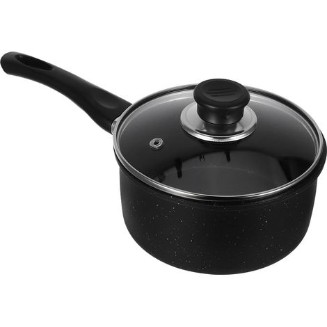 Casserole antiadhésive de style japonais 16 cm avec couvercle - Mini casserole pour 1 à 3 personnes, pour les soupes (1/5)