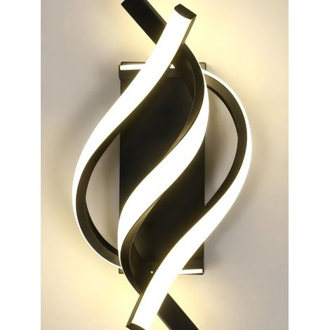 LED Wandlampe Spirale, Aluminium, modern, Warmweiß 3000K, Innen (1/5)