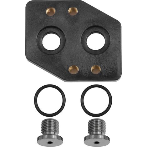 Riegler NAMUR-Adapterplatte für Schrägsitzventile G 1/2 - G 2 (1/2)