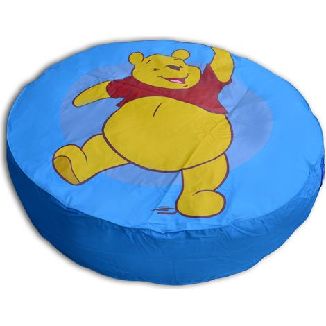 Pouf géant bleu Winnie l'Ourson ø 110 cm (1/2)