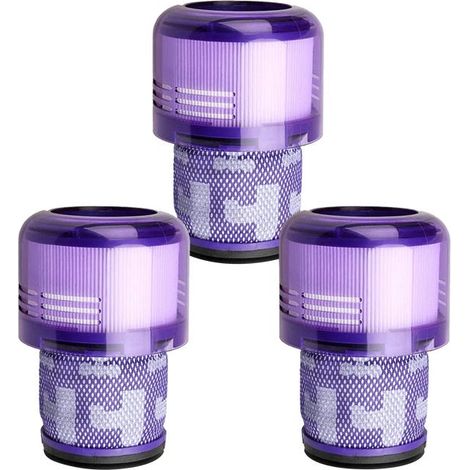 Lot de 3 filtres de rechange pour aspirateur Dyson V11 et V15, filtre d'entrée et de sortie, entretien aspirateur (1/3)