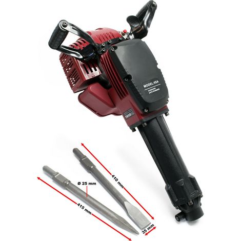 Marteau-piqueur 2,5 cv 55j 1500 1/min burineur brise-béton perceuse à percussion