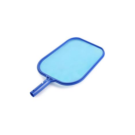 Épuisette piscine professionnelle, cadre robuste, filet mailles fines pour ramasser feuilles, bleue, accessoire entretien piscine, outil nettoyage piscine