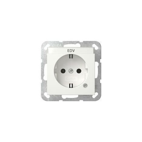 Gira Presa SCHUKO Controll + BSF System 55 Bianco puro [445203], 4452 03