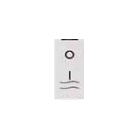 INTERRUTTORE BIPOLARE LUMINOSO AQUA- - 16AX 250V  (7612.2) - 6 pezzi MARLANVIL