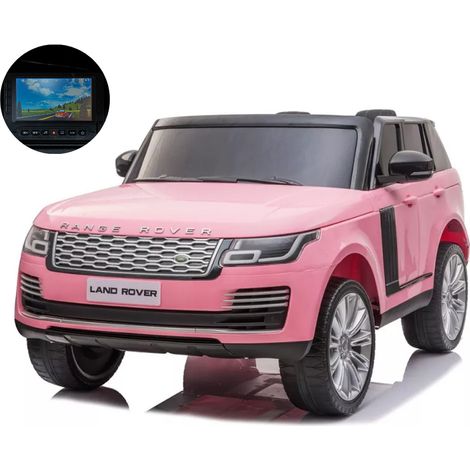 Macchinina a Batteria 12V Range Rover Full Optional Rosa Display Touch (1/5)