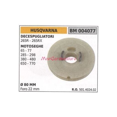 Puleggia messa in moto HUSQVARNA decespugliatore 265R 265RX 501402422