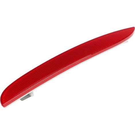 Red left rear bumper reflector replaces OEM 63142990863, compatible with BMW X1 E84 2009-2015 (1/5)