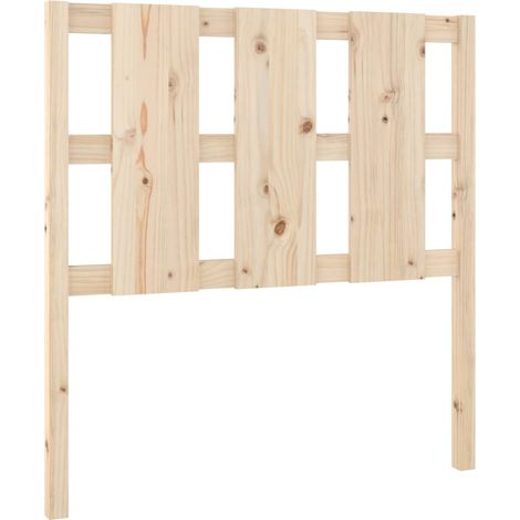 Testiera per dormire accessorio per camera da letto 95,5 x 4 x 100 cm in legno di pino massiccio TDL0205889