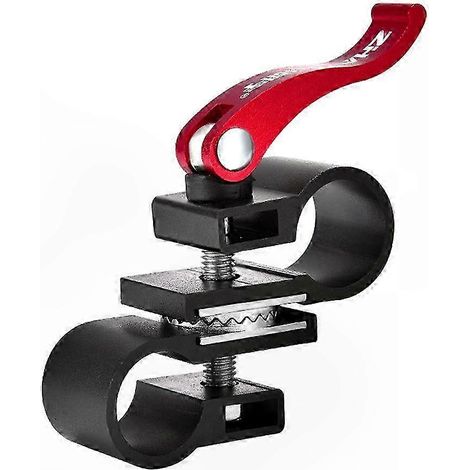 Support de parapluie pour chaise de pêche, fixation par clip, support de montage en accessoire, étau de fixation pour canne à pêche, porte-parapluie pour rambarde, adaptateur de poteau, lot de 2, robu (1/4)